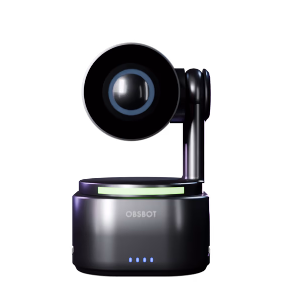 La cámara PTZ OBSBOT Tail 2, que gira siguiendo el puntero. Son 656 renders del equipo real.